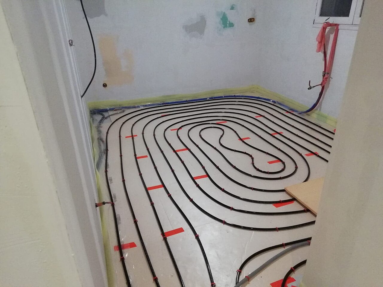 Montaj incalzire in pardoseala