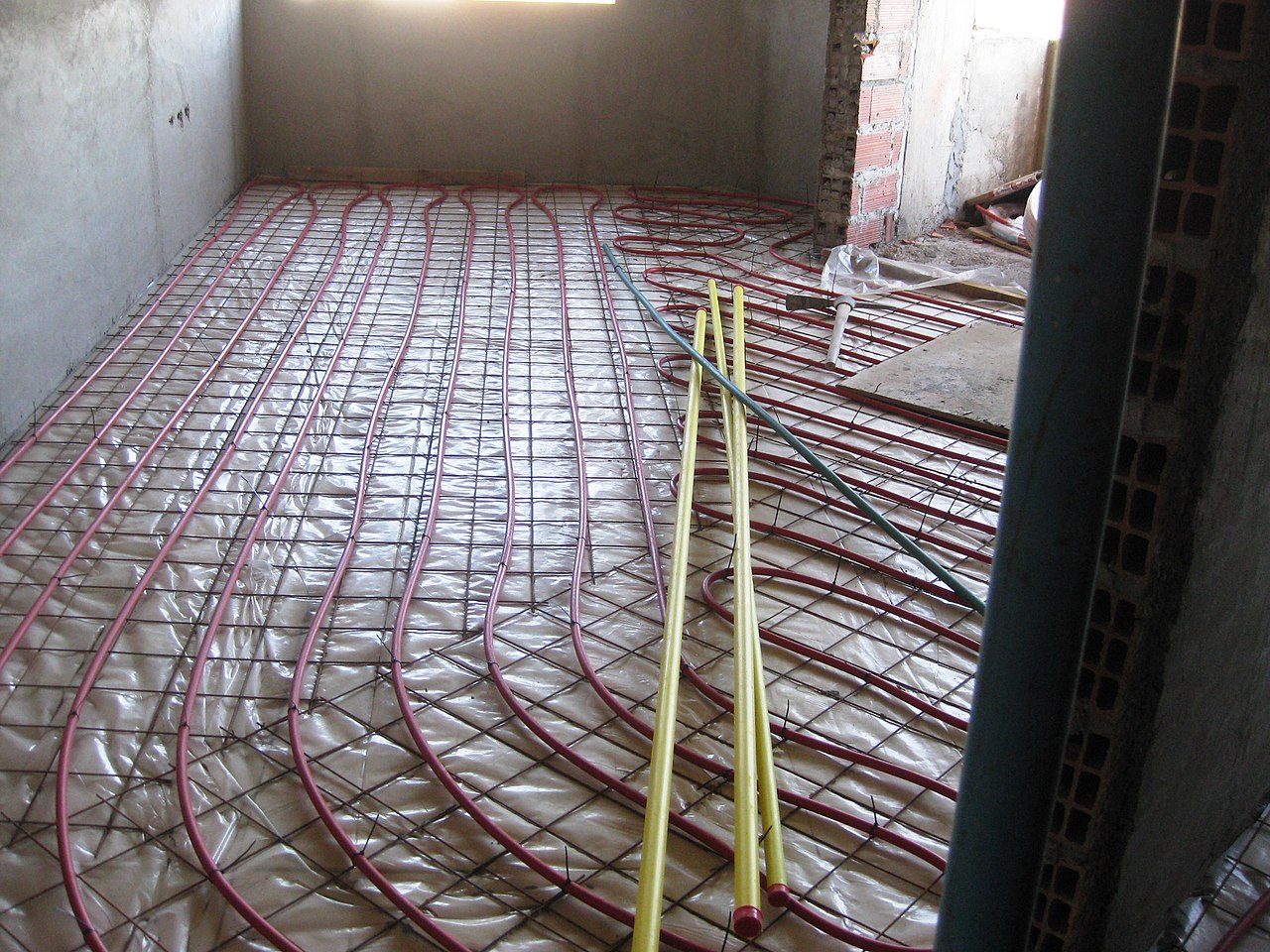 Circuit incalzire in pardoseala