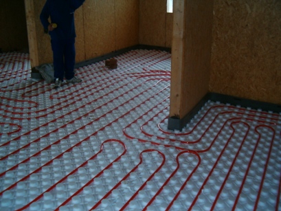 Montaj teava Rautherm S in pardoseala