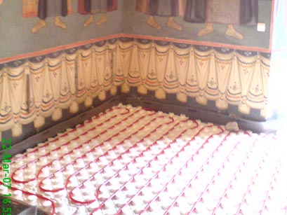 Distribuitor incalzire in pardoseala instalat