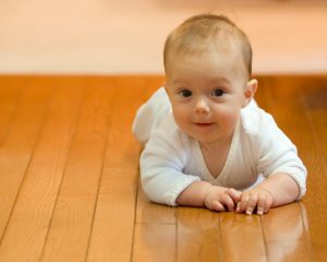 Happy Crawling Baby
